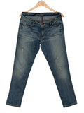 LOFT Relaxed Skinny Jeans Women’s Size 28/6 Petite Medium Wash Distressed