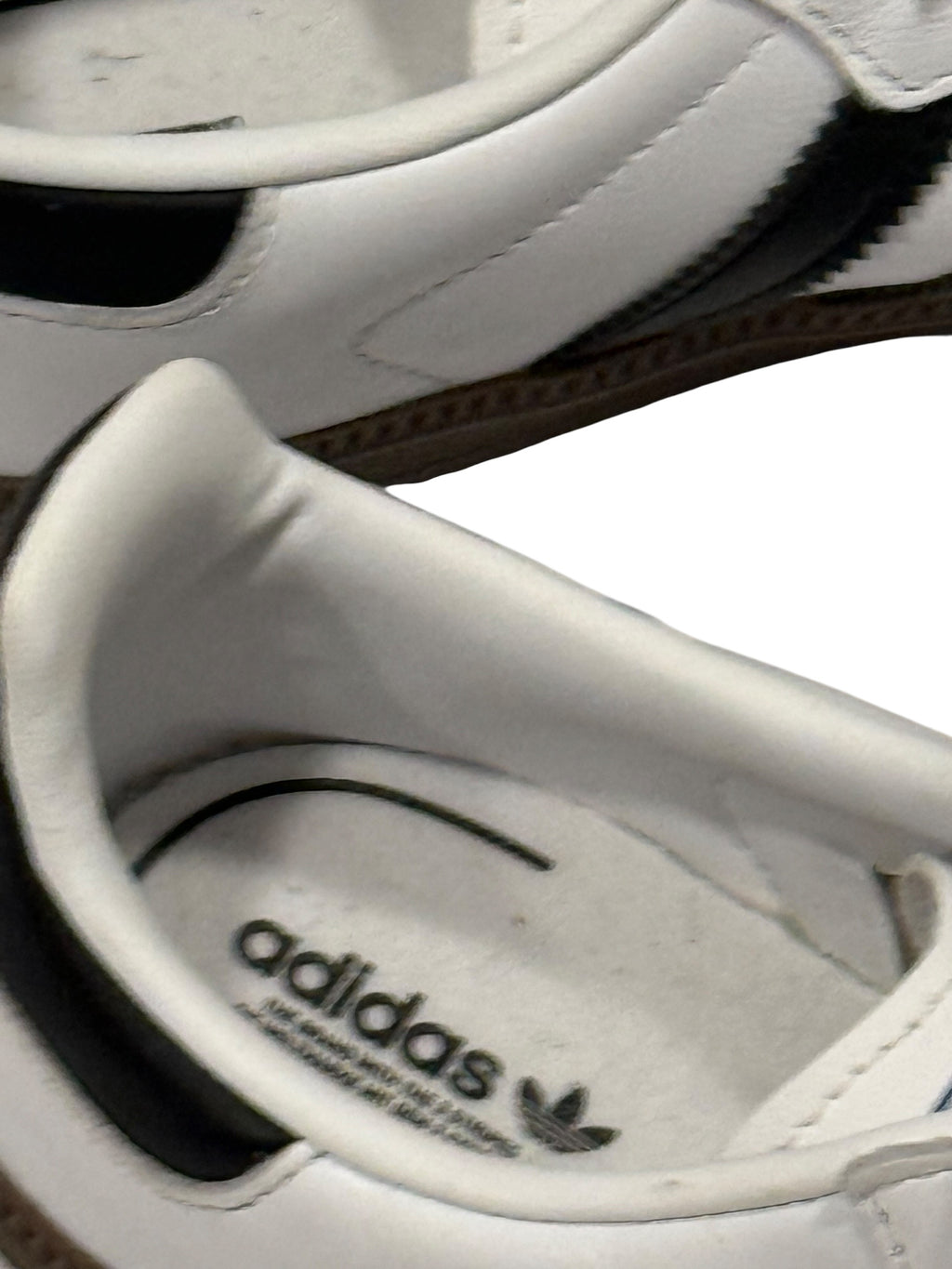 Adidas Samba Classic Sneakers White Black Gum Sole