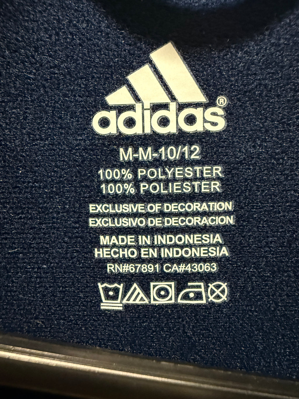 Adidas Black Track Jacket Full Zip Stripe Sleeve Athletic Jacket