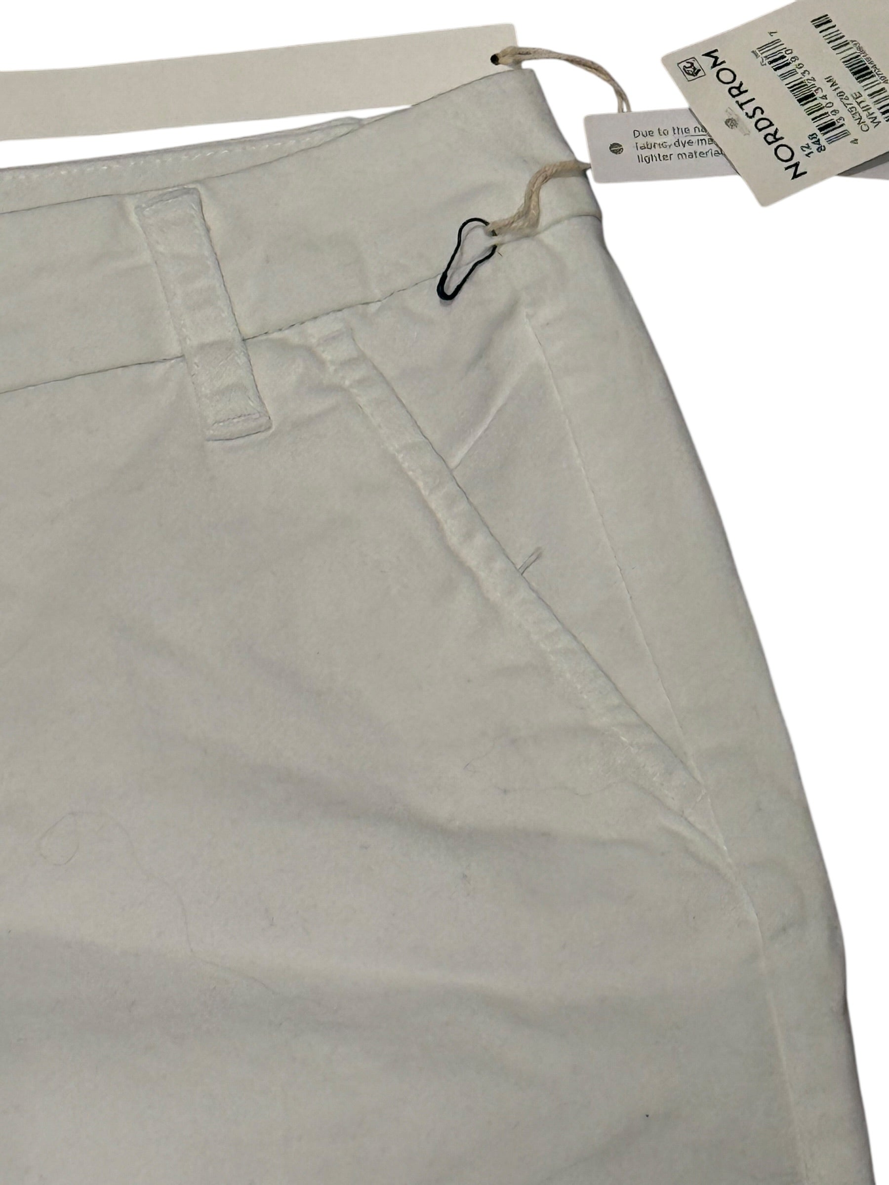 Nordstrom Caslon White Chino Shorts Women