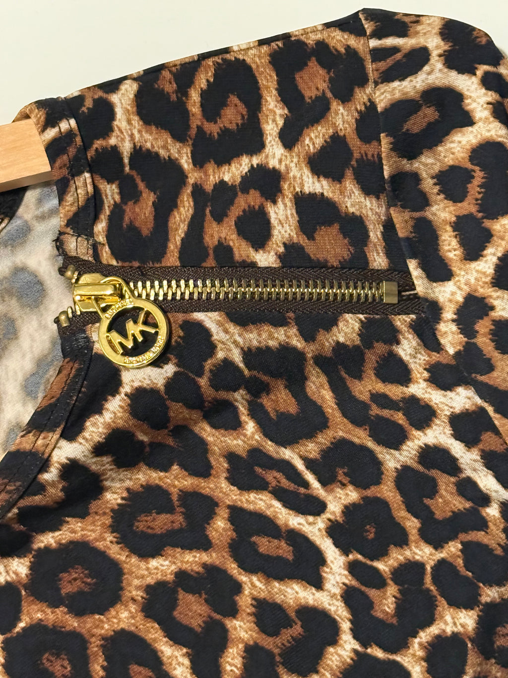 Michael Kors Leopard Print Shift Dress Size S NWT Chic Animal Print