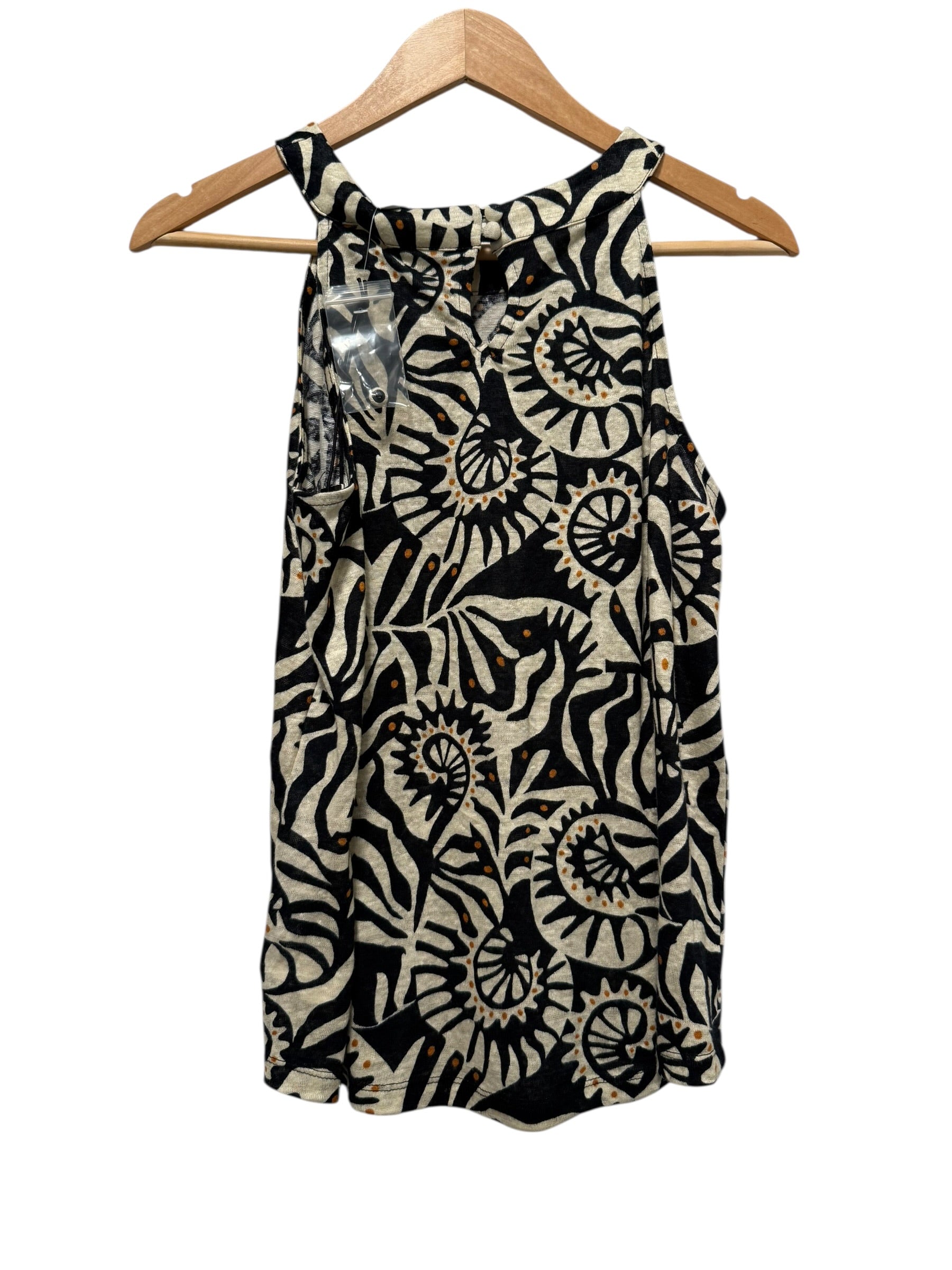 Nicole Miller Linen Printed Top