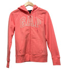 GAP Coral Pink Zip Hoodie Sweatshirt