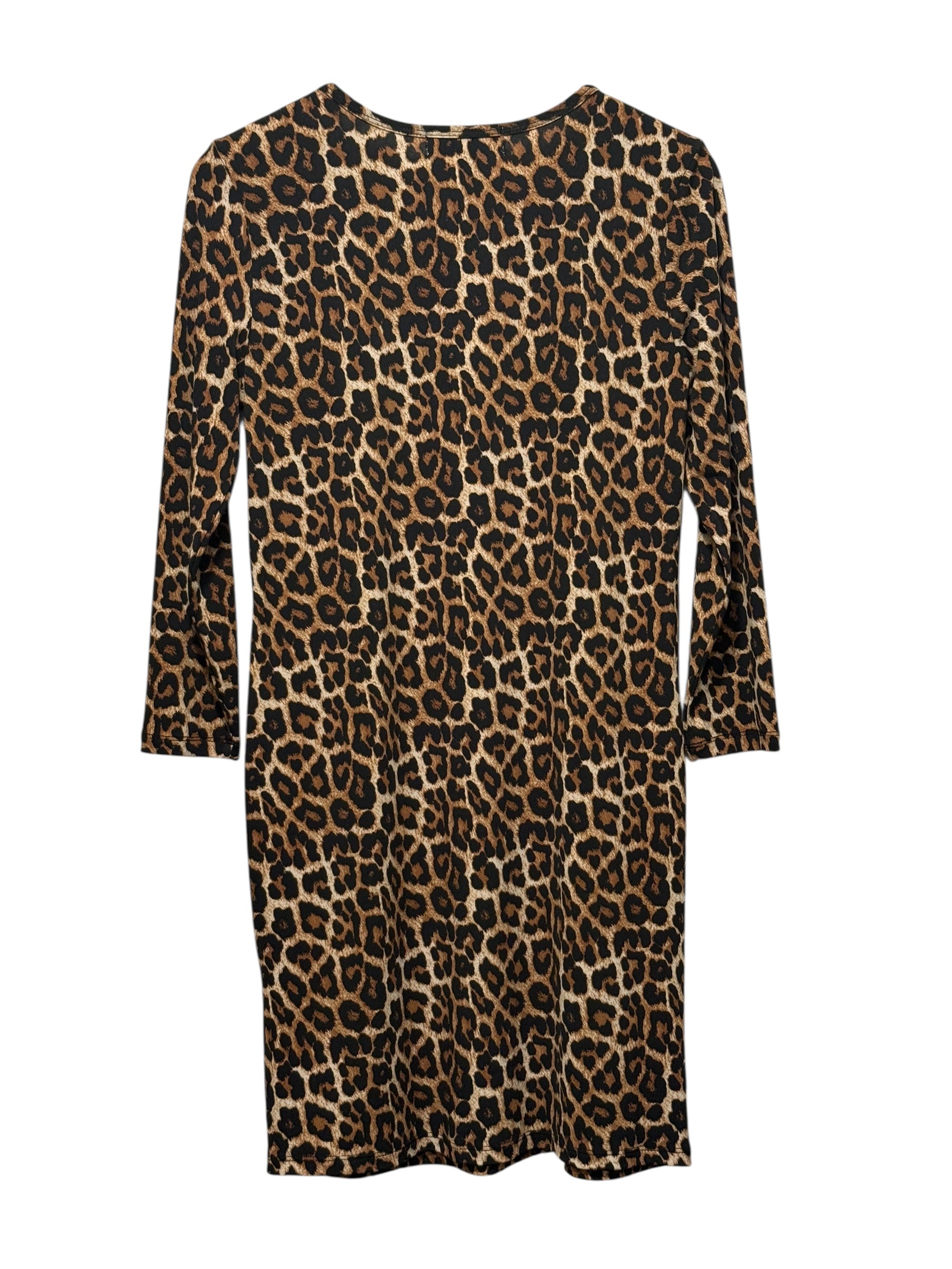 Michael Kors Leopard Print Shift Dress Size S NWT Chic Animal Print