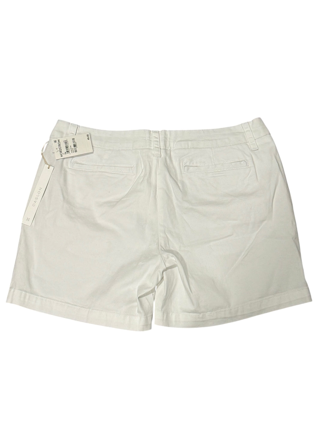 Nordstrom Caslon White Chino Shorts Women