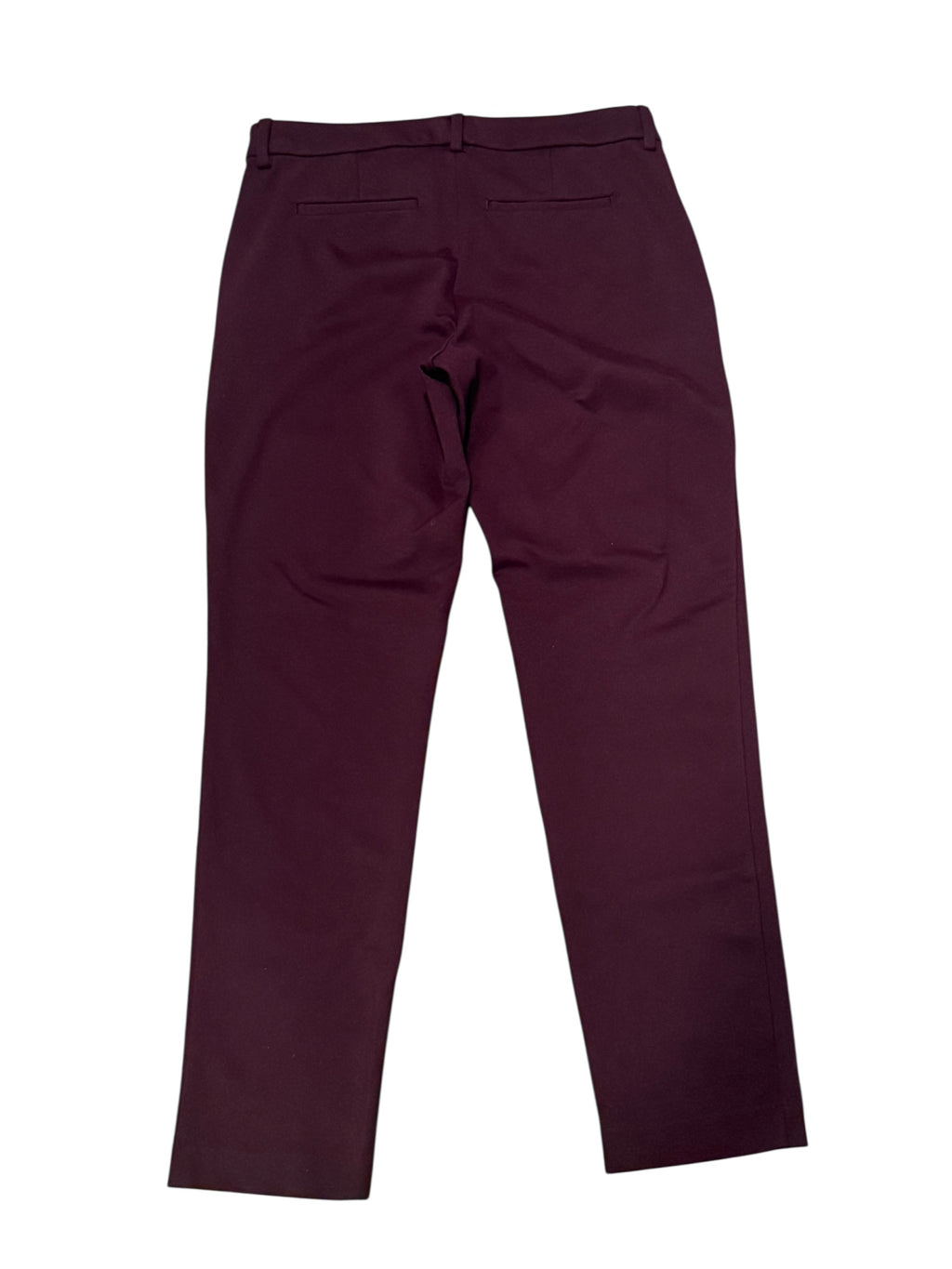 Liverpool Burgundy Ankle Dress Pants Slim Fit Women’s Size 6