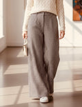 Haver + Blair London Houndstooth Tailored Pants – Classic Neutral Trouser XS