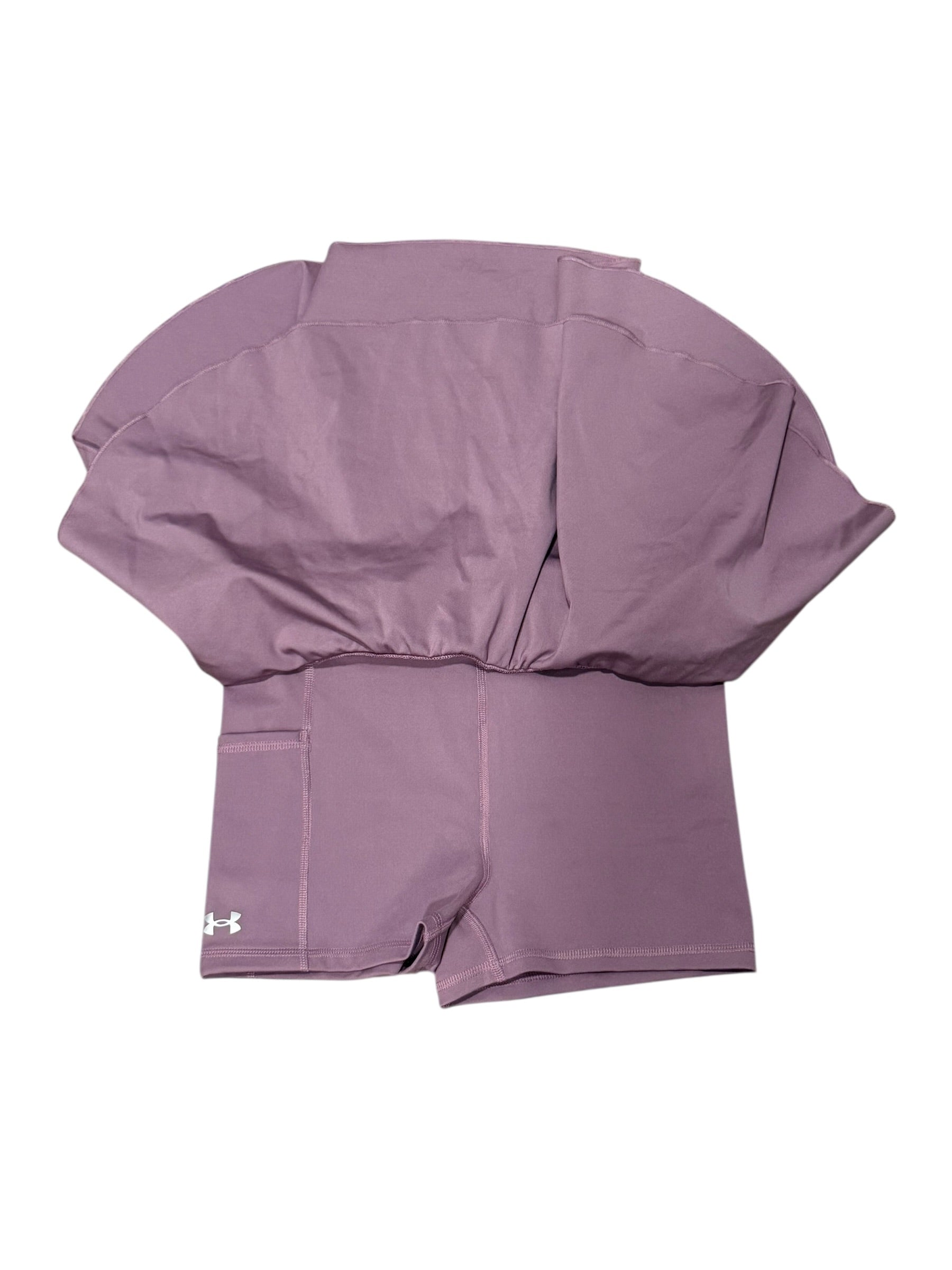 Under Armour Athletic Skort Mauve Built-In Shorts Tennis Skirt