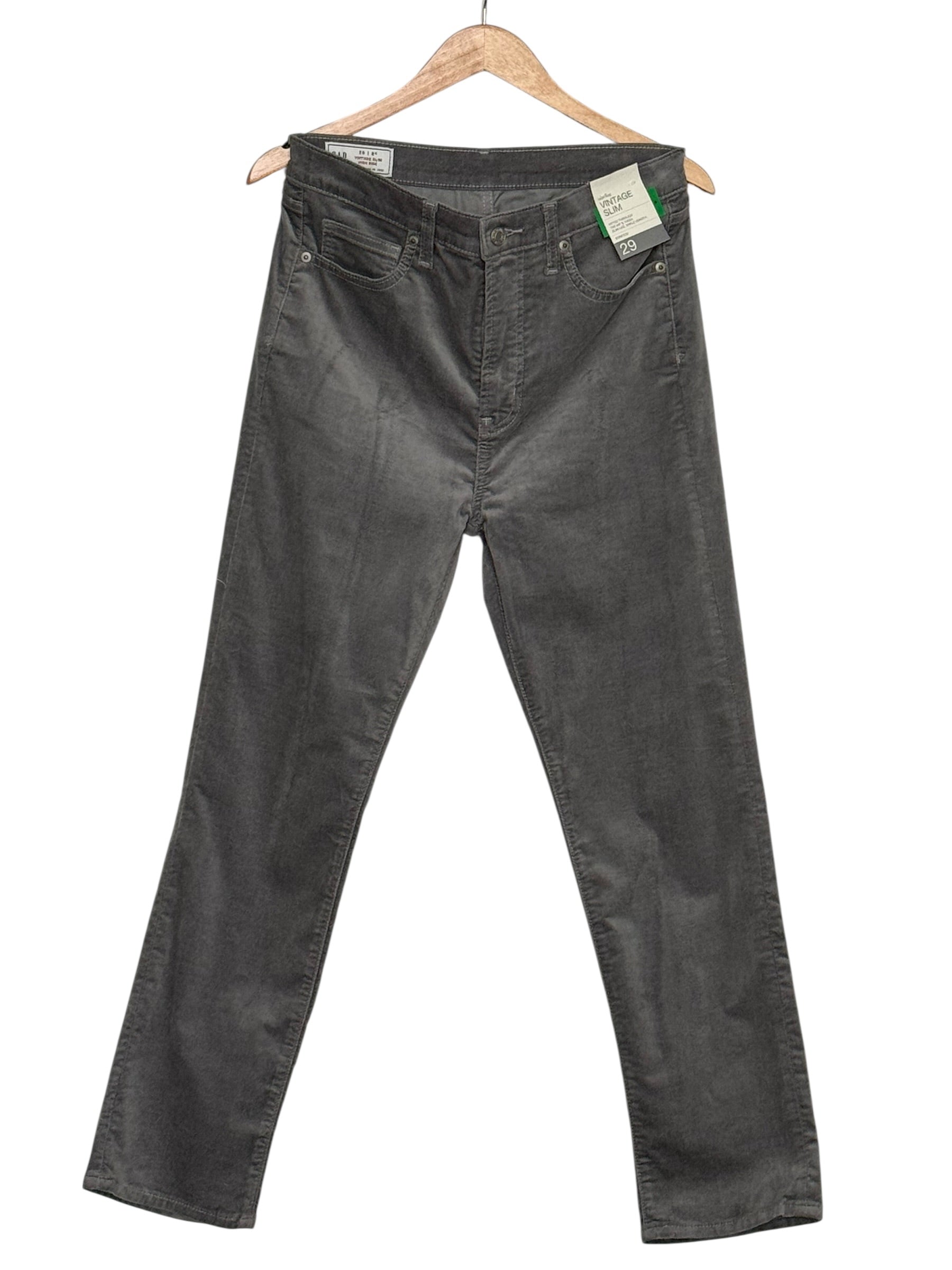 GAP High Rise Vintage Slim Gray Jeans Size 29