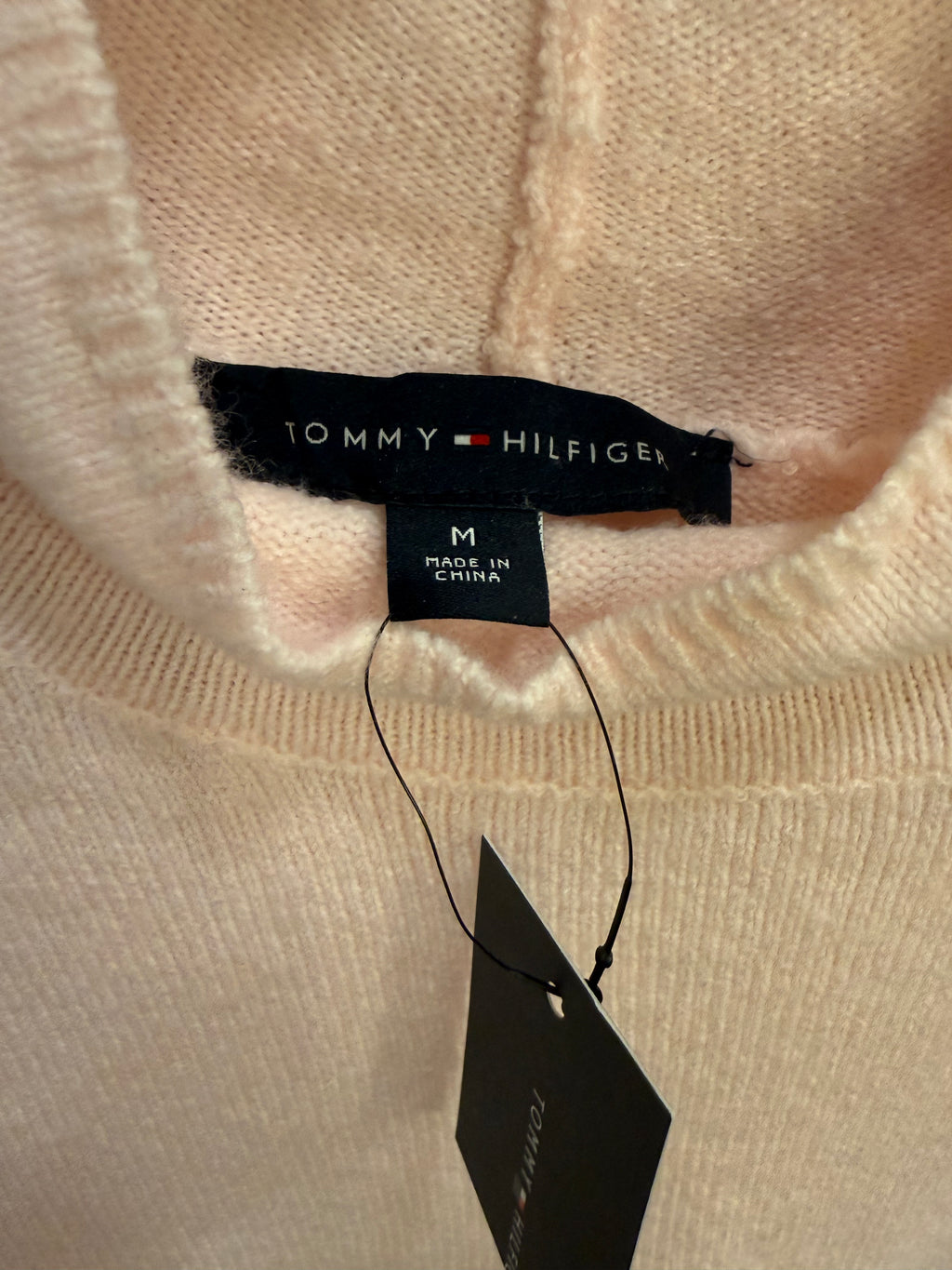 Tommy Hilfiger Light Pink Mock Neck Sweater Women’s Size M