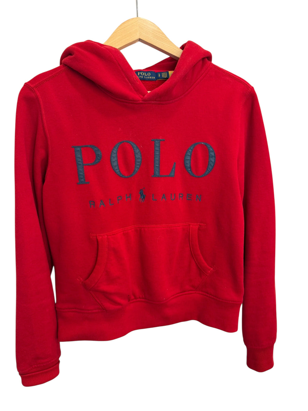 Polo Ralph Lauren Red Logo Hoodie – Size S
