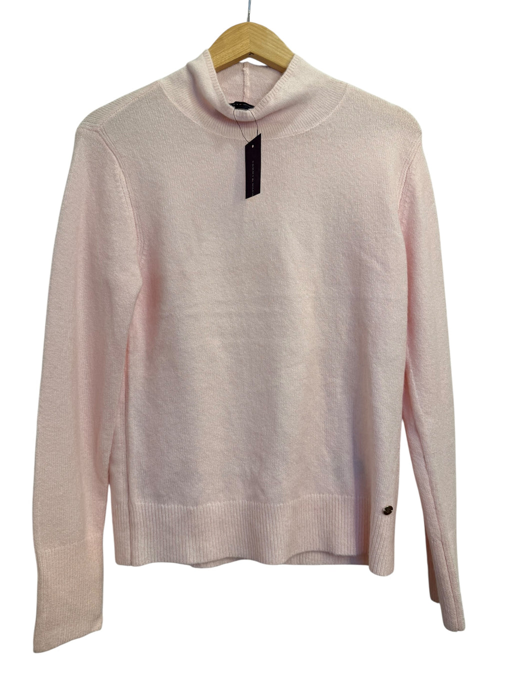 Tommy Hilfiger Light Pink Mock Neck Sweater Women’s Size M